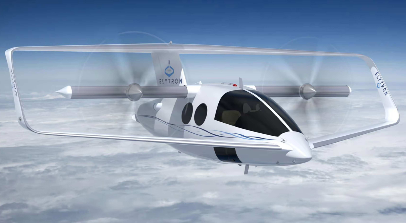 Elytron 4S hybrid-electric VTOL passenger concept design aircraft Elytron 4S hybrid-electric VTOL passenger concept design aircraft